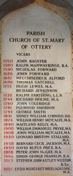 One of the vicars tablets